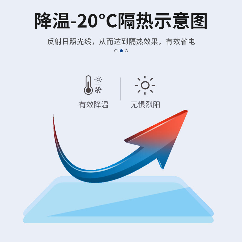 彩钢瓦隔热防水涂料降耐高温油漆屋顶楼顶平房顶防晒反射纳米材料