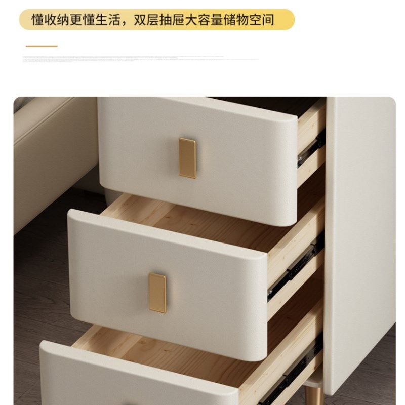 精致小床头柜实木轻奢高级感新款家用简约极简卧室小型床边收纳柜