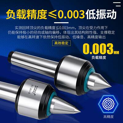 ozo高精密活动尖回转FGJ-通轴车床进口通轴FJ顶针过度双锥G座莫顶