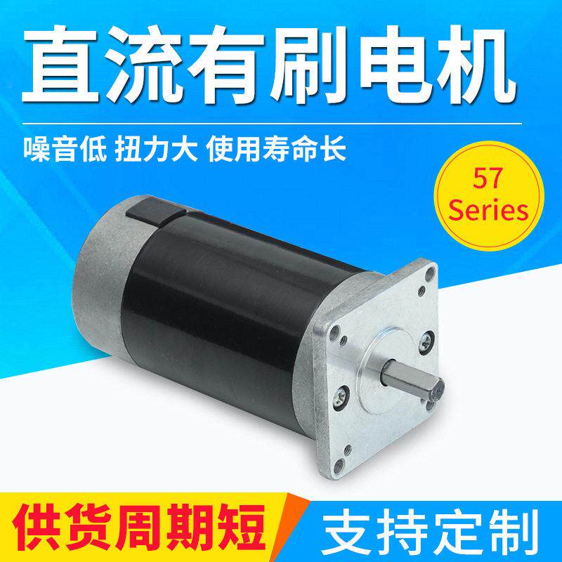 57ZYN/57ZYT小型直流电机马达物流传输有刷电机24v有刷速电机