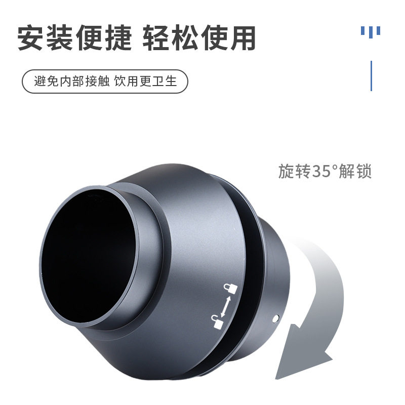 铂富8系咖啡机按压式清洁气吹磨豆机除残粉压缩吹气残粉拍豆仓