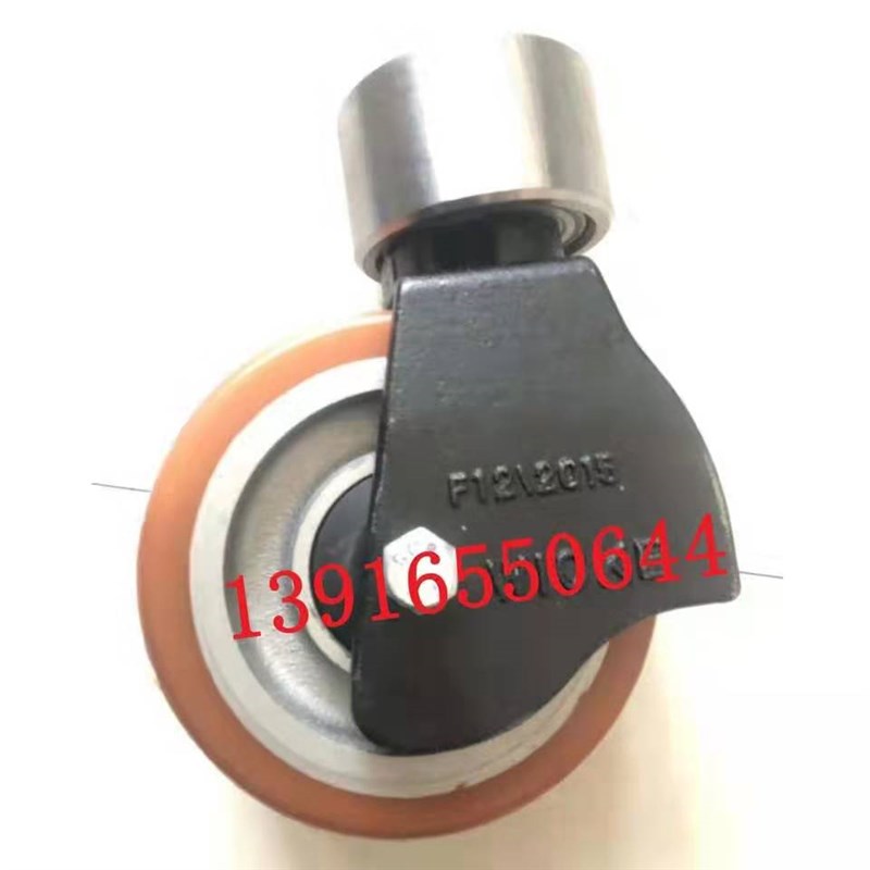 林德电动叉车配件堆高堆垛车L10L12L14L16平衡辅助轮架总成150*48图片