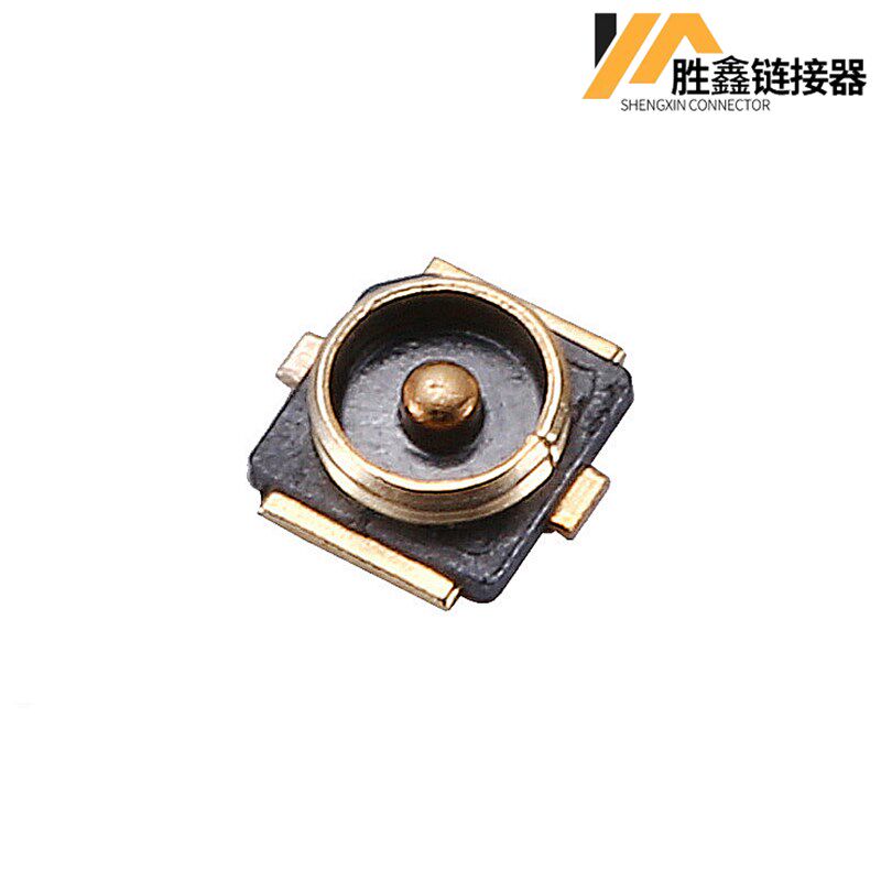 RF座4代同轴射频座IPEX/IPX连接器贴片天线座四代WIFI板端端子