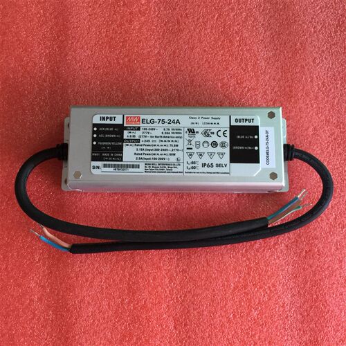 台湾明纬防水LED驱动器PFC开关电源 ELG-75-24A  75W 24V 3.15A