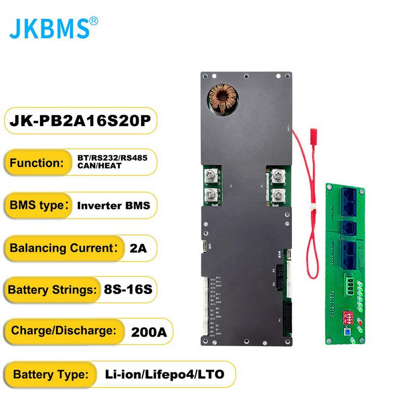 极空JKBMS家用储能BMS锂电池保护板8-16串2A200a 48V锂电池保护板