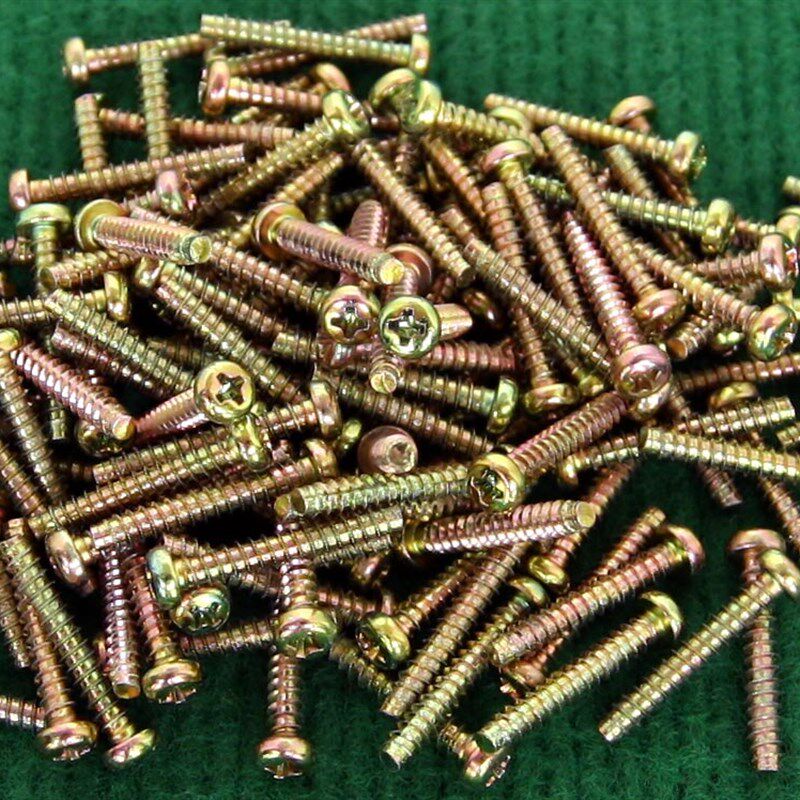 3.9x25  进口 镀彩锌 自攻 螺丝 锣丝 100只价