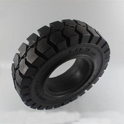 叉车后轮实心轮胎6.50-10 实心轮胎650-10适用 杭叉 合力3T 3.5T
