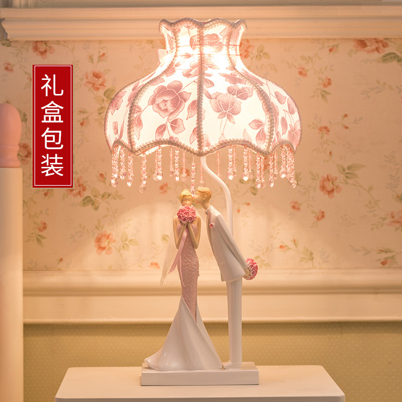 新婚庆送闺蜜结婚礼物台灯卧室床头灯创意温馨浪漫婚房长明灯婚用