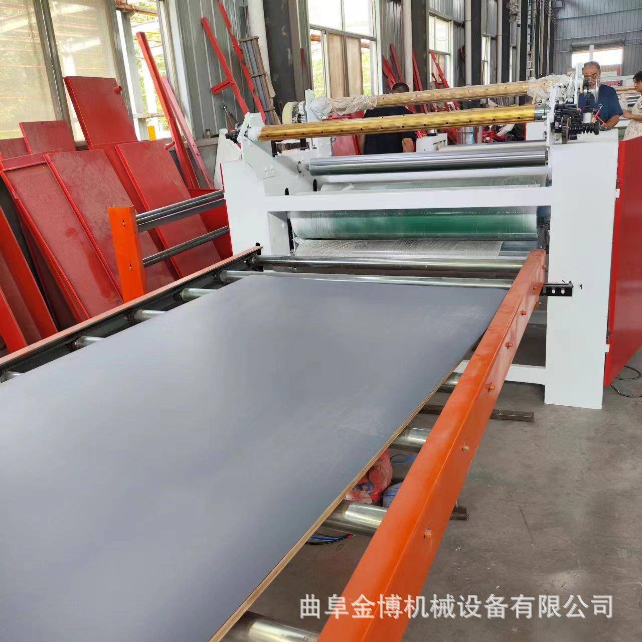 碳晶板木饰面覆膜机冷胶分体式带加热烤箱板材贴面机源头厂家