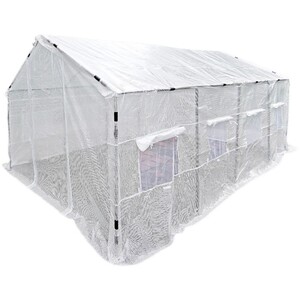 尖顶钢管钢架大暖房汽车停车篷防雨保湿保暖花房花卉家禽鸡鸭养殖