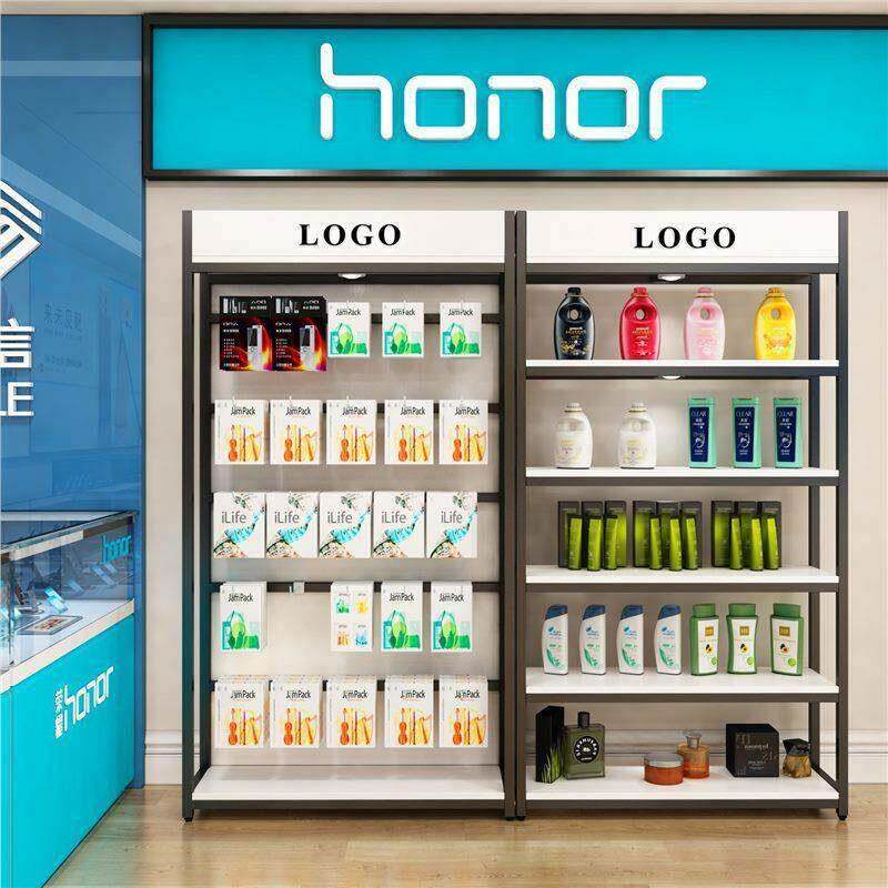 货市架陈架便利店货超架列母219婴精品店钢展货柜食品木文具示架
