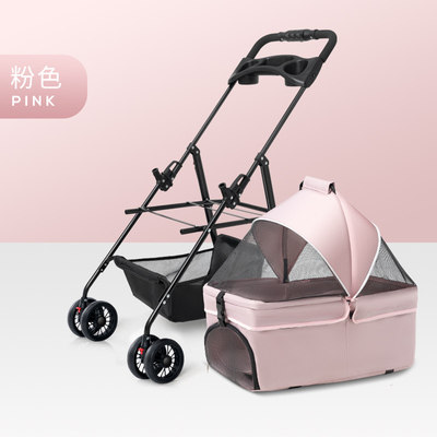 宠物推车狗狗代步猫咪泰迪手推车外出中小型狗拉车轻便可折叠分离