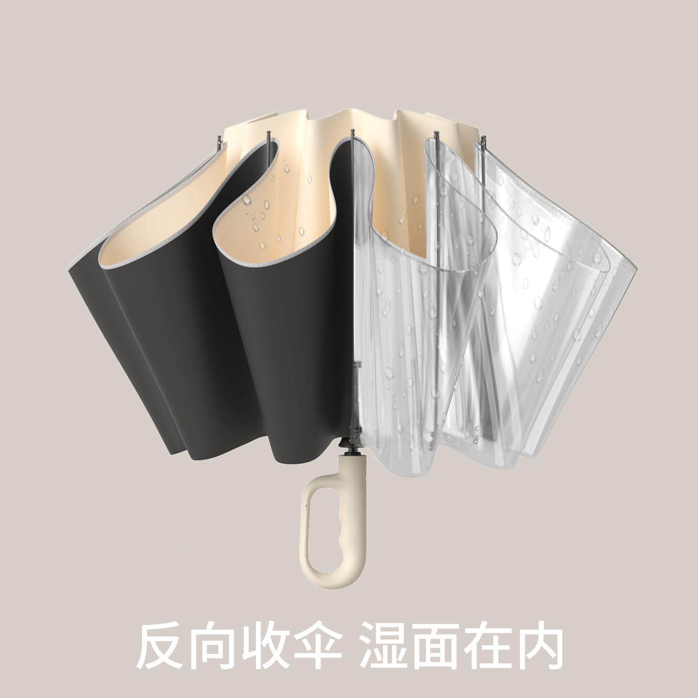 赫芬全自动HF003环扣伞雨加反向女大加加厚固晴雨两用折叠学生上