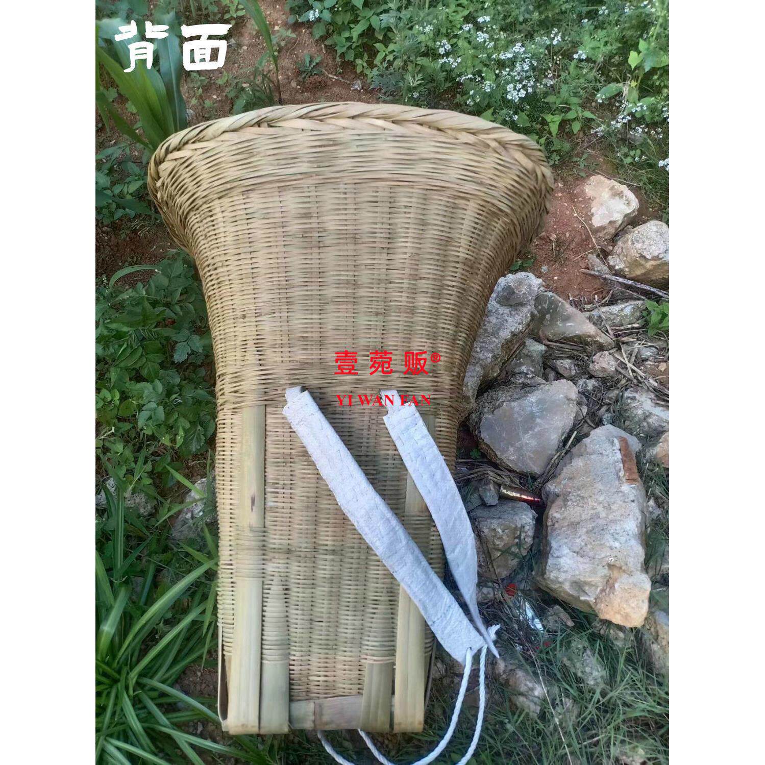 贵竹州竹编大竹背篓工ONEFUN-0子编织背篼成人家用手背筐筐玉米背
