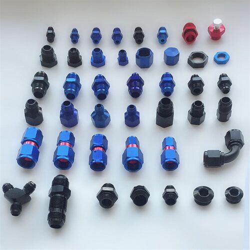 AN6 AN8 AN10内外丝变径转接头油冷堵头丝堵螺帽死堵M12*1.5