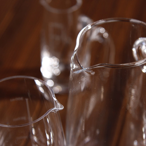 红酒醒酒器商用刻度分酒器带把家用洋酒壶玻璃酒具小白酒公杯包邮