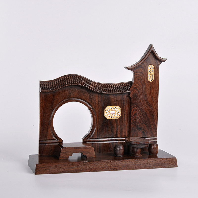 实木明杯玉器盆景展示底座展架乔迁新居礼品家居摆件