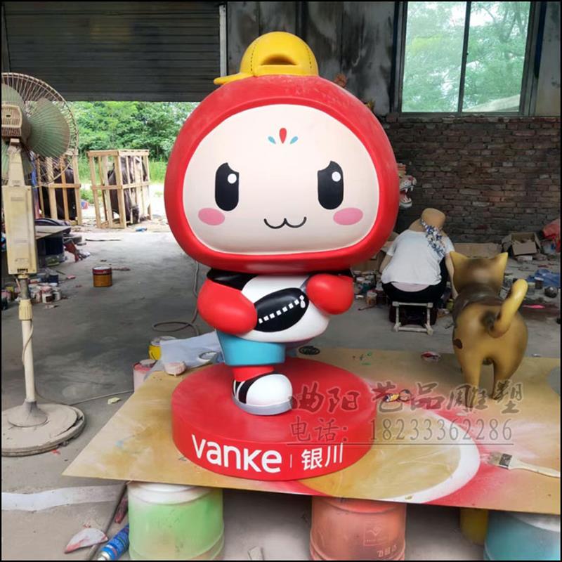 室内外卡通人物雕塑商场网红卡通雕塑摆件动漫迎宾卡通雕塑卡通猫