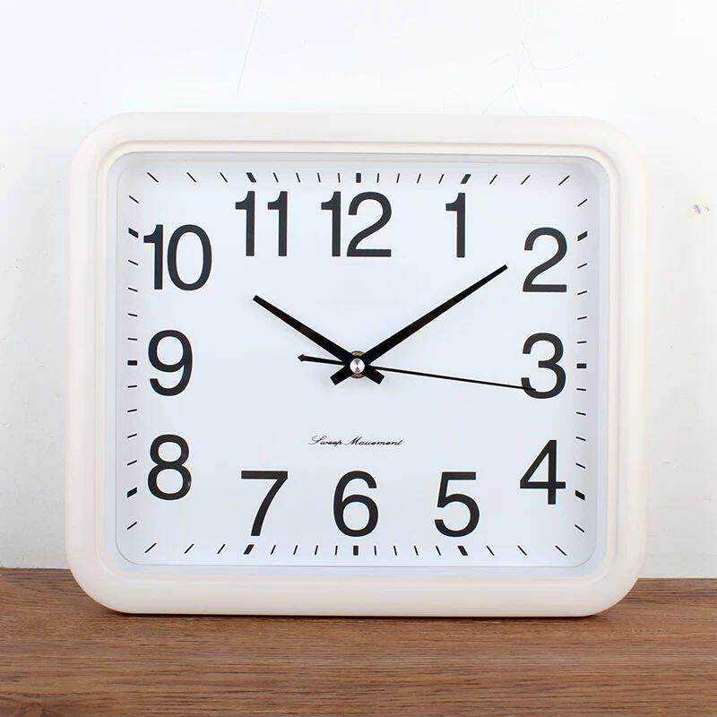 90074钟卧室床头简约静音台大号座钟大字现代挂客钟厅老时钟办人