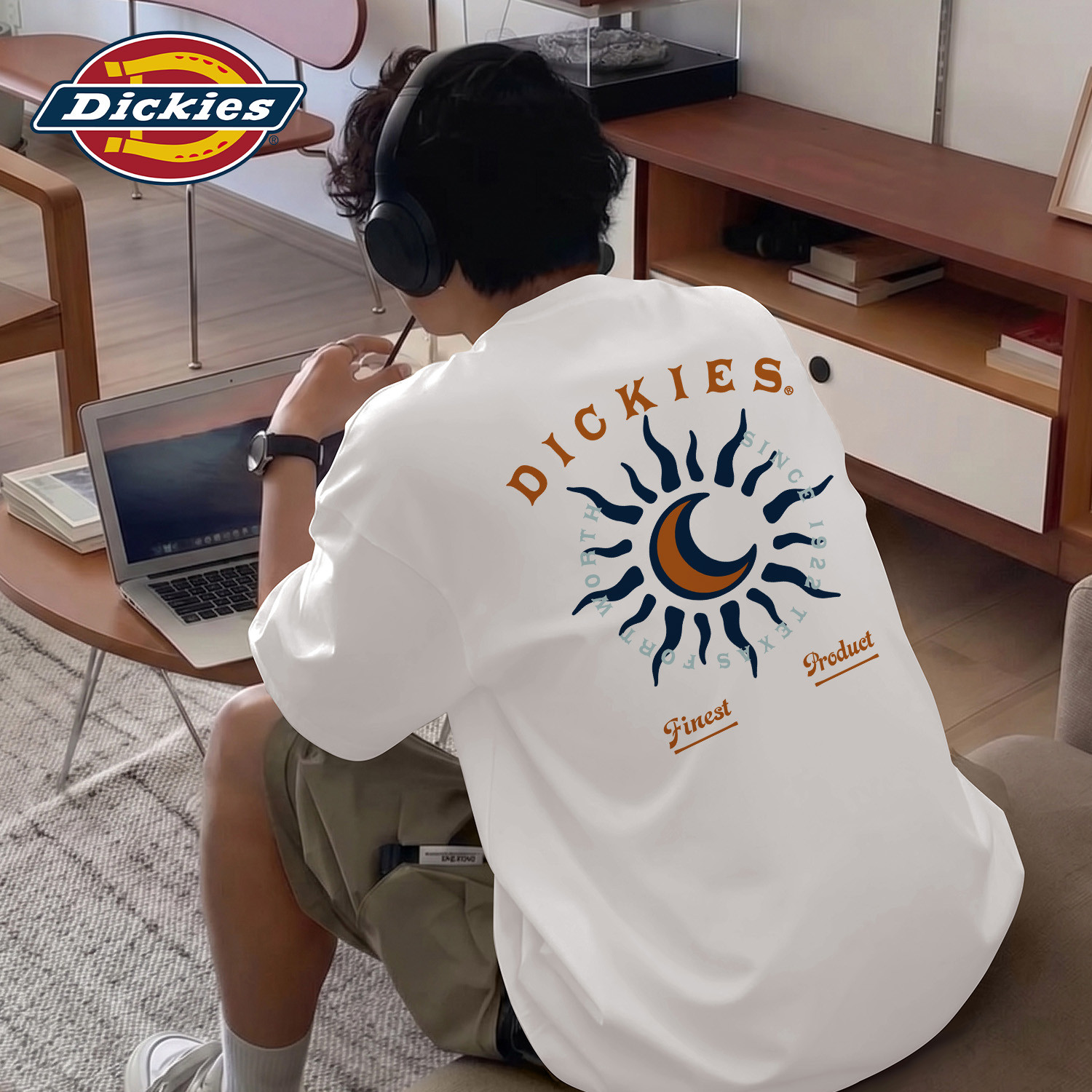 Dickies纯棉休闲短袖T恤男生2026夏季新款美式高街潮牌情侣装体恤