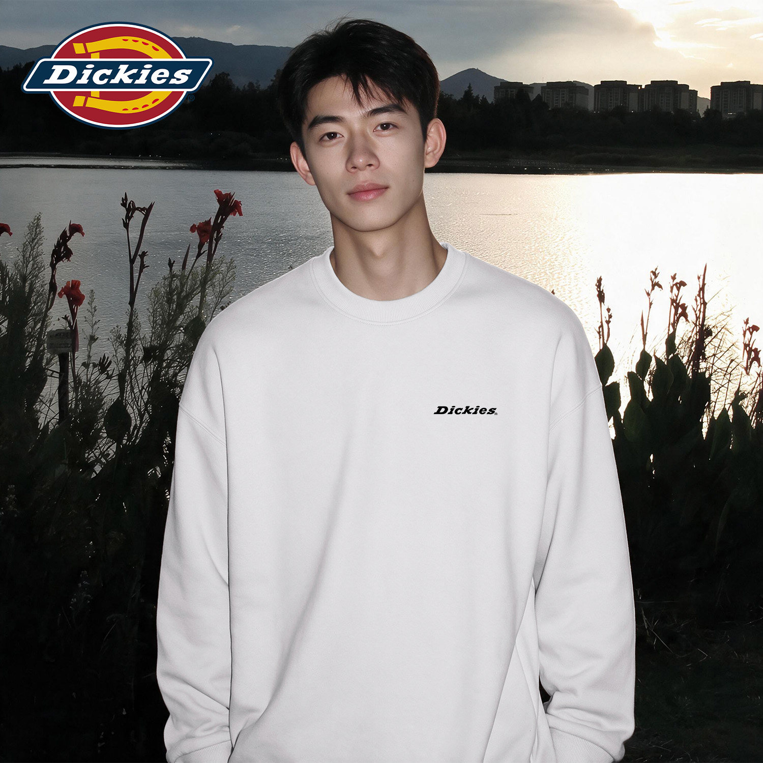 Dickies男生圆领卫衣2026秋新款