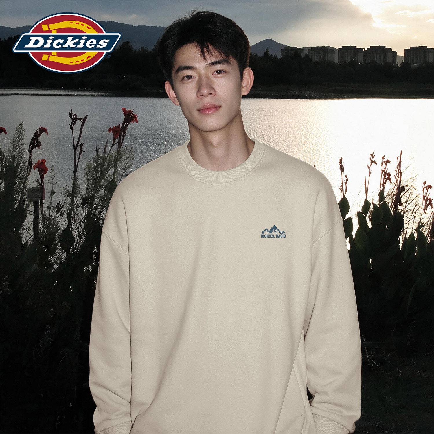 Dickies潮牌男款套头圆领卫衣男