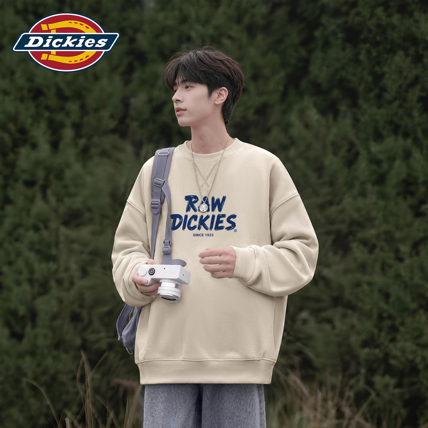 Dickies正品圆领卫衣男2026秋季