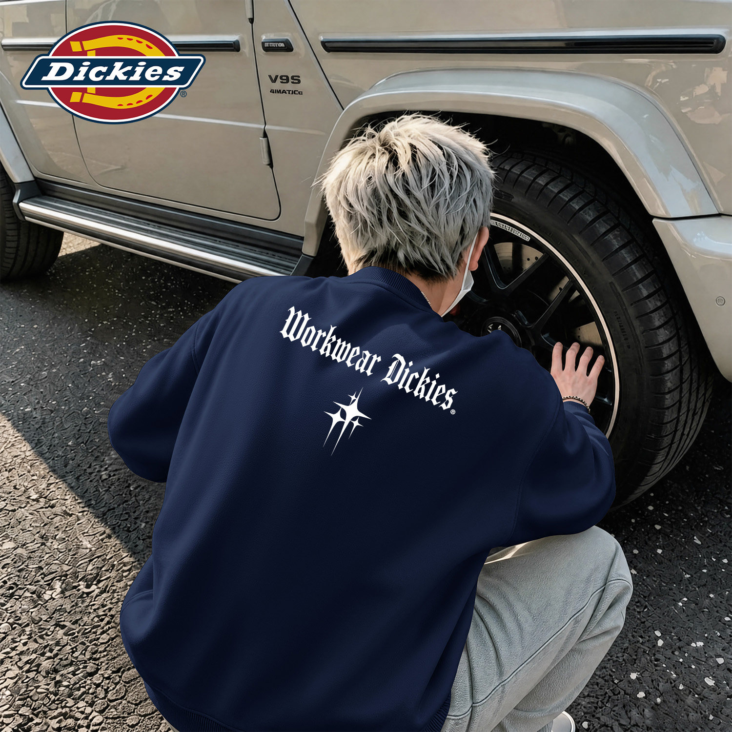 Dickies美式休闲圆领卫衣