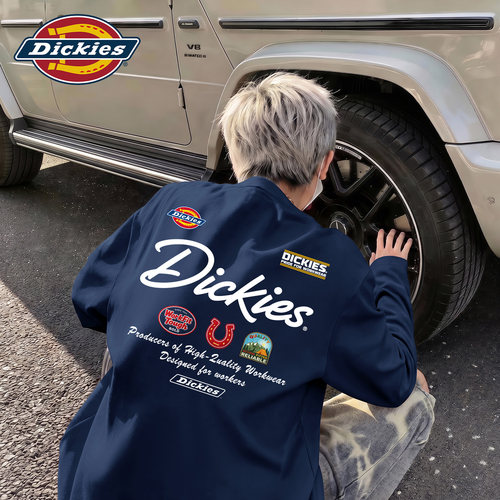 Dickies美式潮牌长袖T恤男
