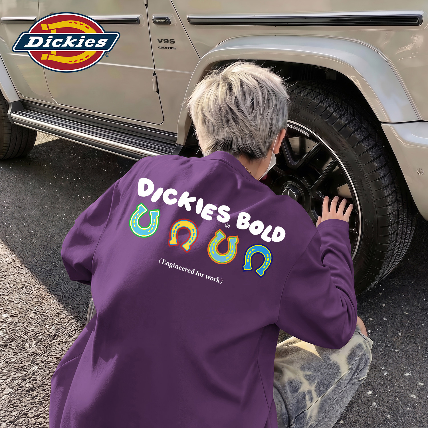 Dickies旗舰店长袖T恤男款2026秋