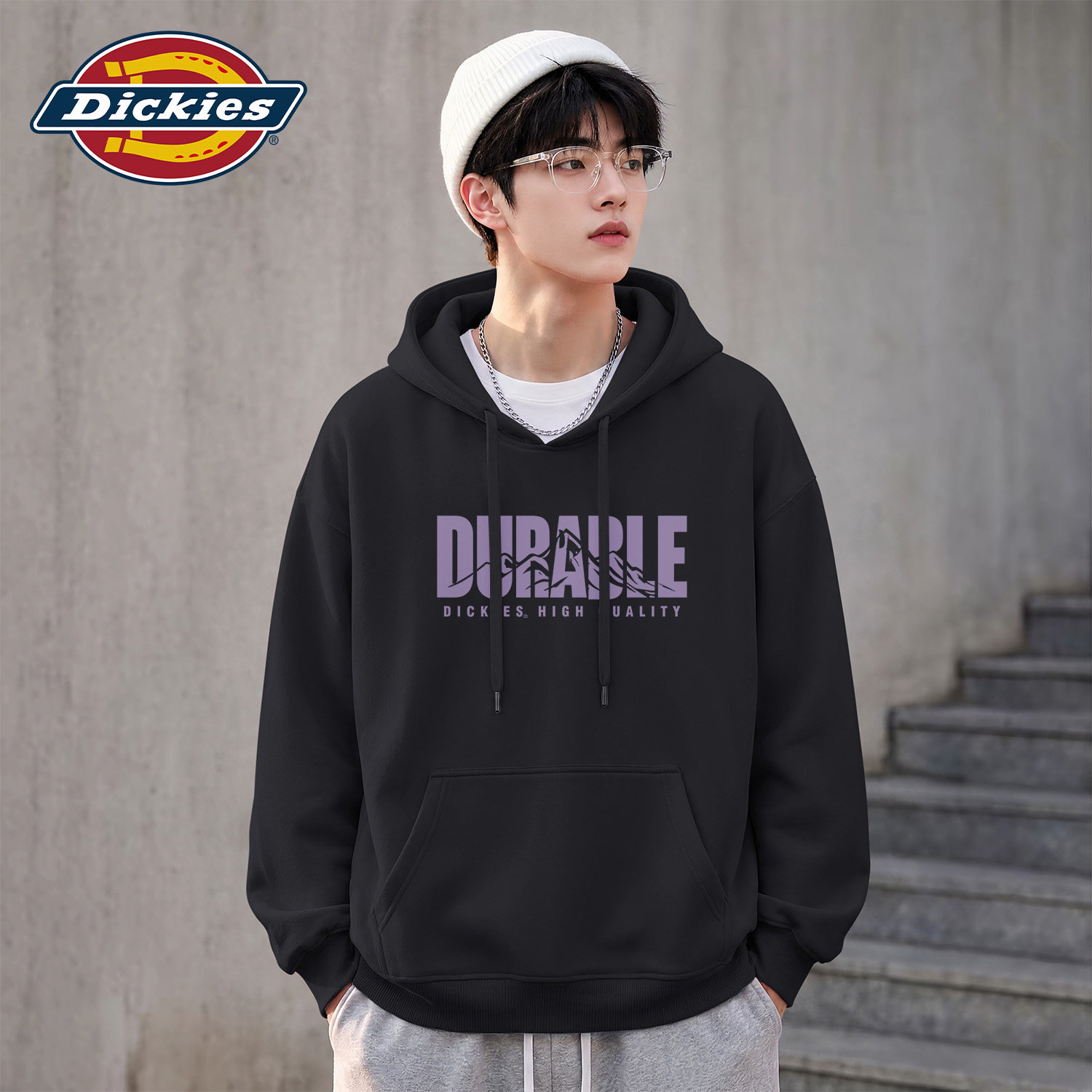 Dickies旗舰店连帽卫衣男款2026