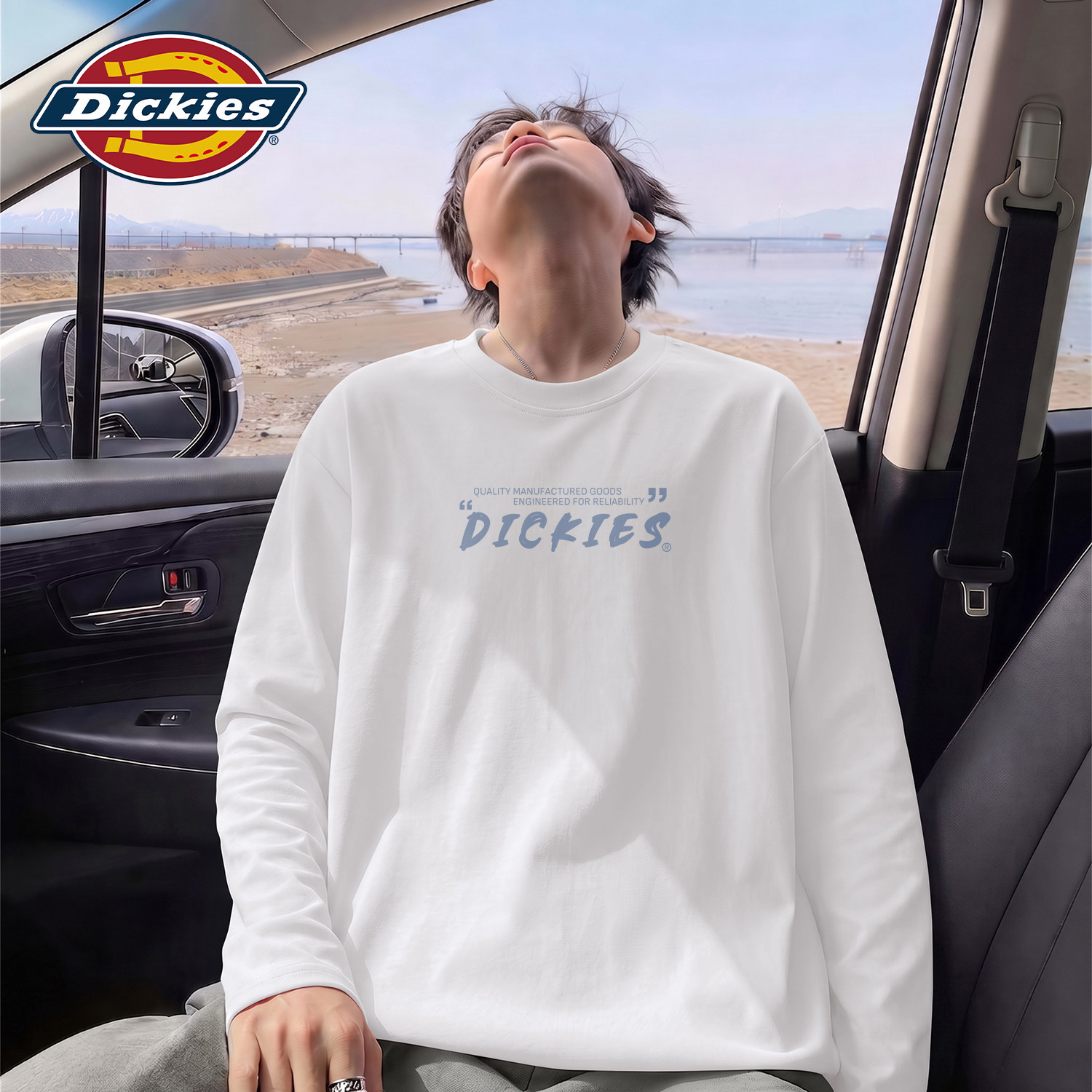 Dickies美式纯棉长袖T恤男款