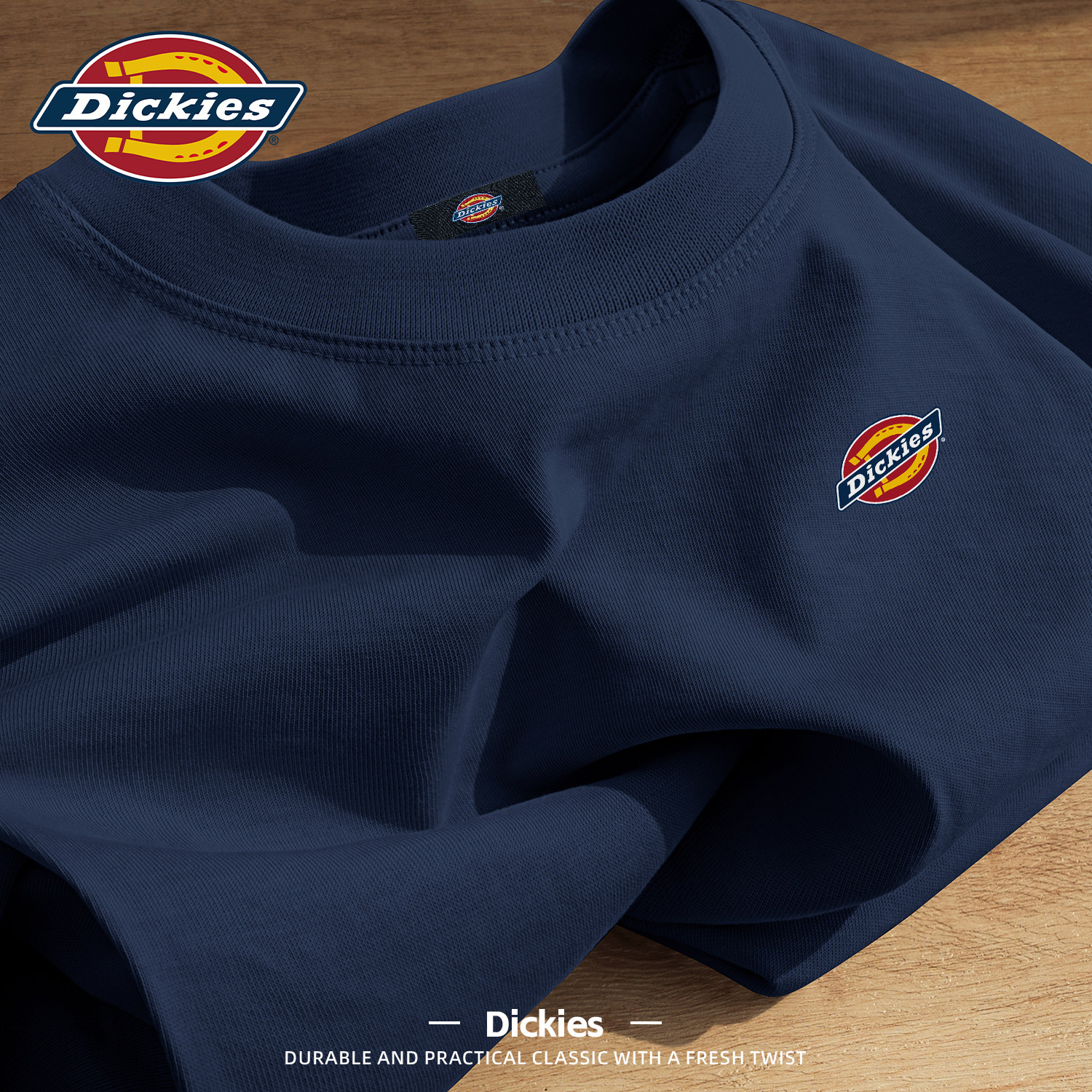 Dickies藏青色美式短袖T恤男士