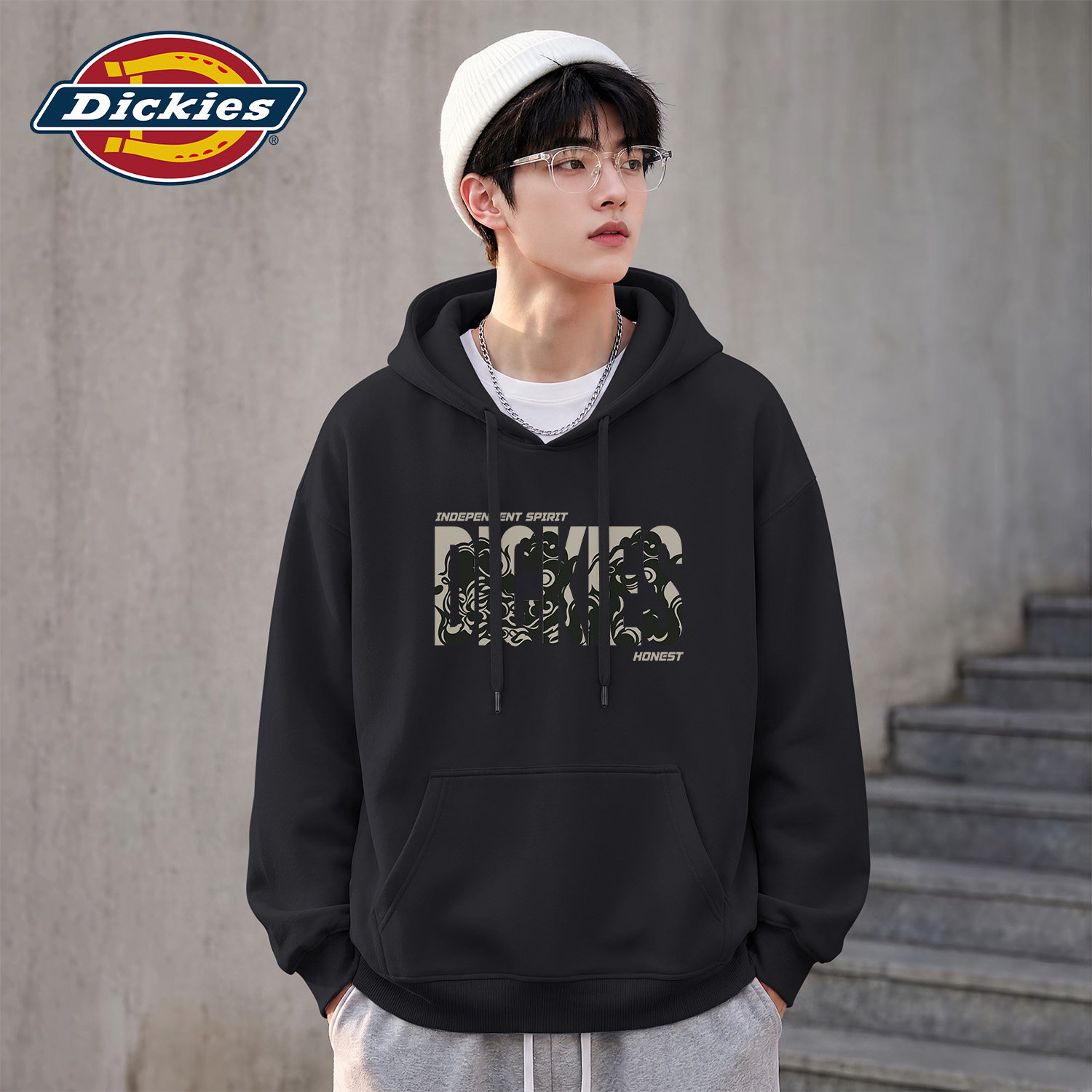 Dickies旗舰店连帽卫衣男款2026