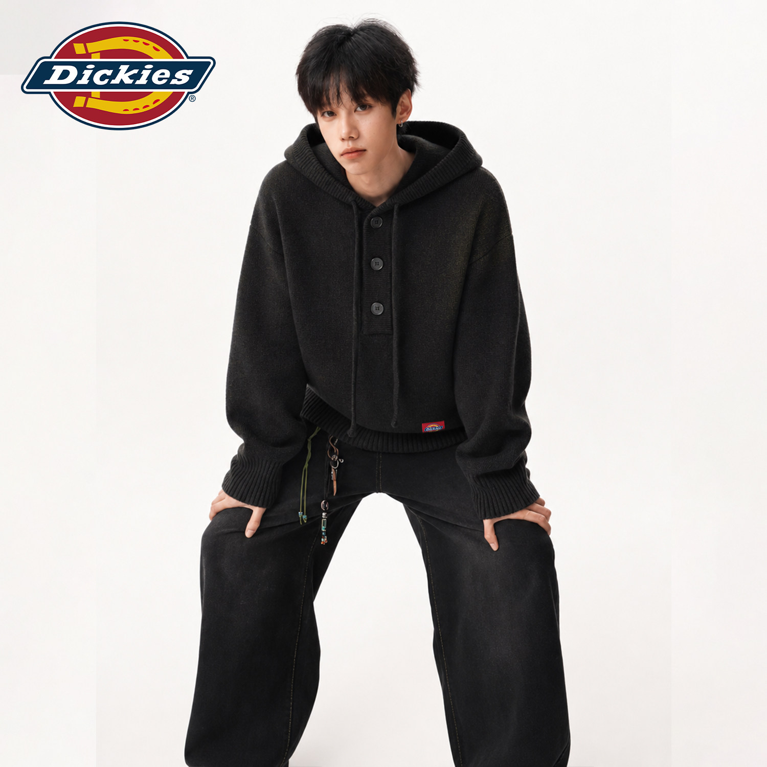 Dickies人夫感连帽毛衣男
