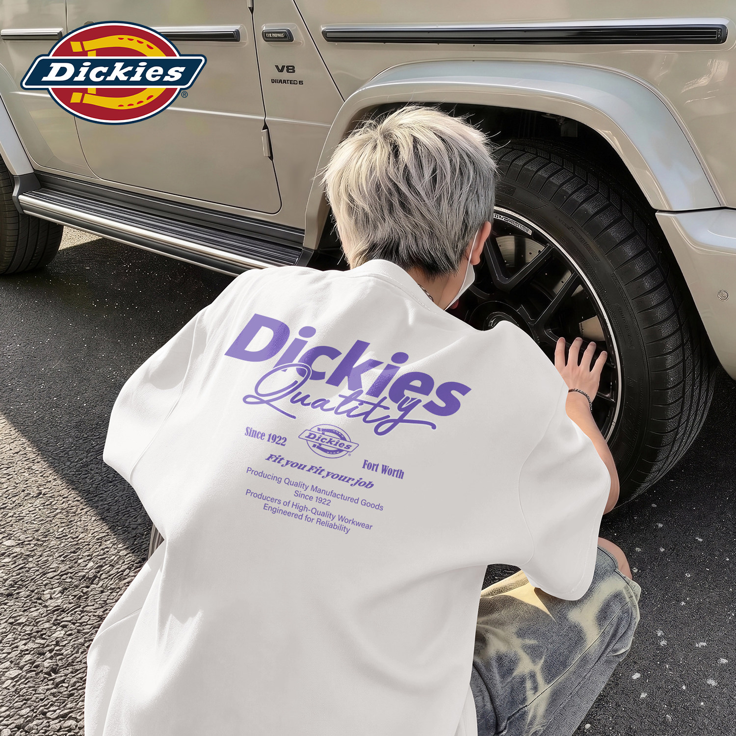 Dickies纯棉短袖T恤男2026夏季