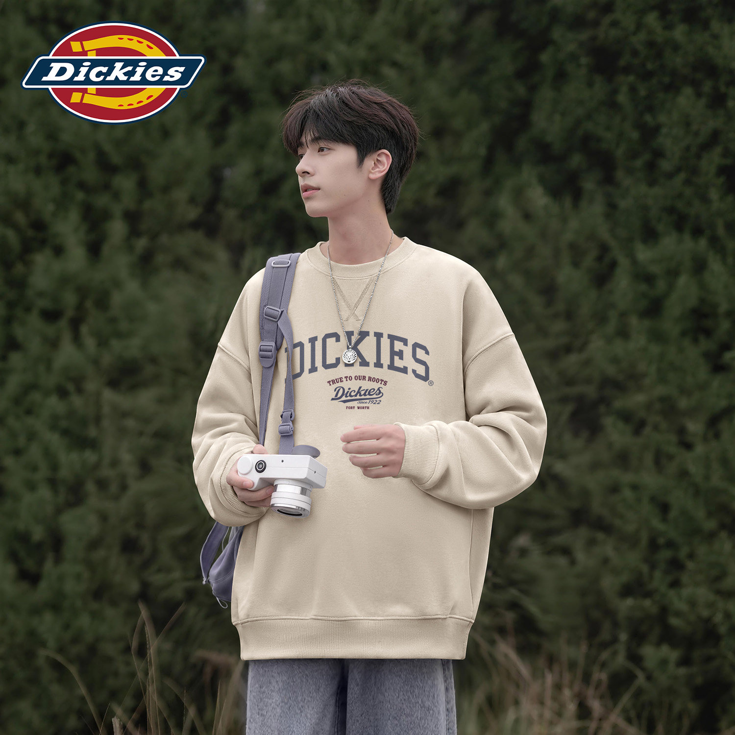 Dickies正品圆领卫衣男