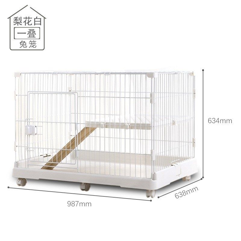 创逸兔笼单层双层猫笼兔子笼子家用室内专用大号小兔笼养兔宠物兔