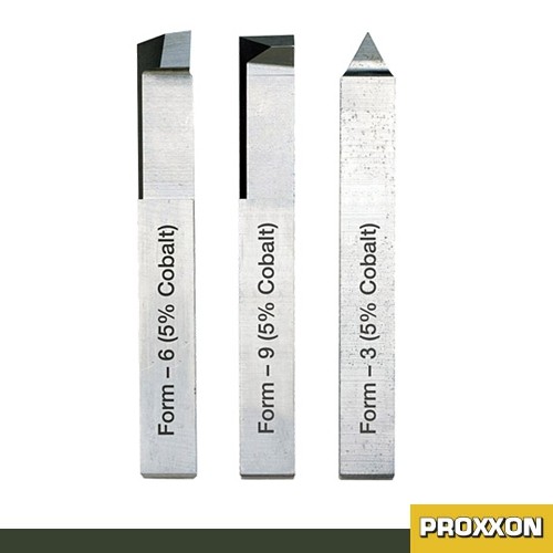 [24552]3件套HSS螺纹车刀10x10x80mm德国PROXXON普洛克森迷你魔