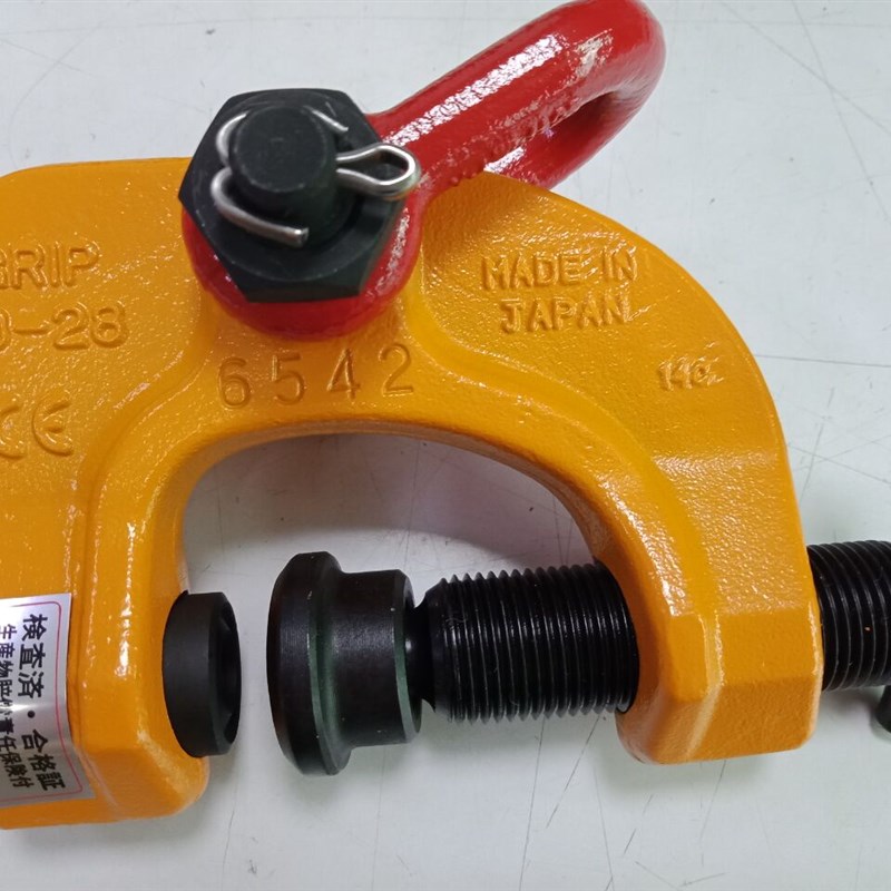 日本世霸起重工具 立吊铗SCC0.5卡吊夹 起重器G型卡吊钳 木托盘夹