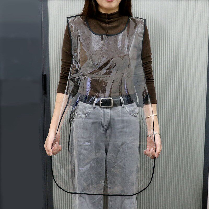 发廊中工助理工作服焗油染发专用防水男女围裙定制技师服围布工衣