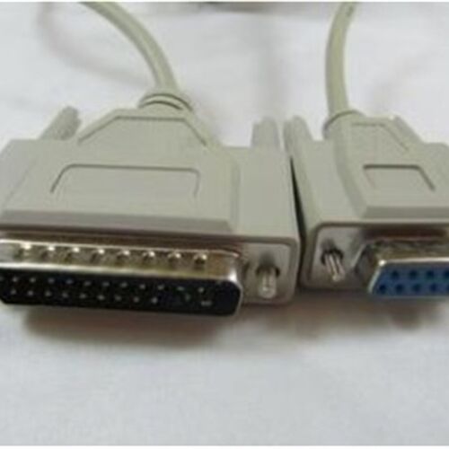 DB9孔/DB25针线 25针转9孔 9母/25公 M/F 3米 全铜 串口转并口线