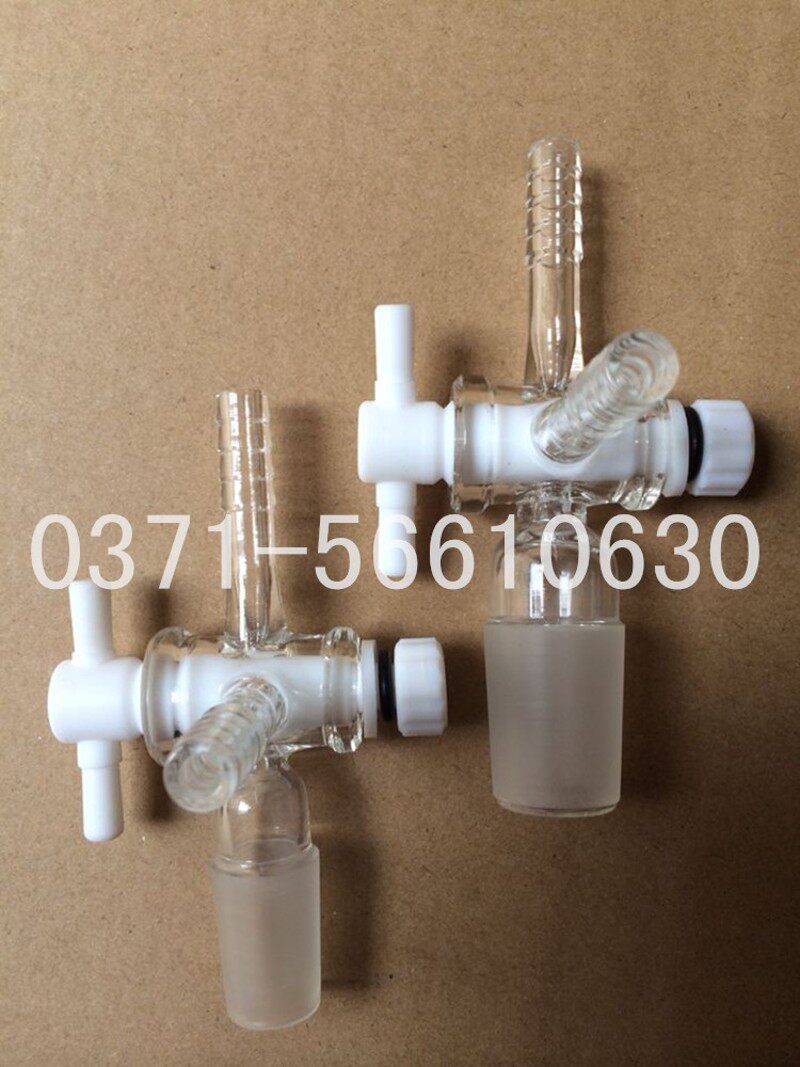 10个包邮】T形三通19#三通接头四氟活塞阀门标口19口宝塔头9-10mm