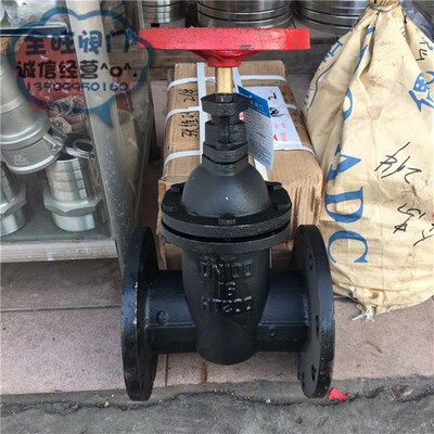 铸铁法兰闸阀Z45T/Z41T-10铸铁暗杆楔式法兰闸阀铸铁明杆法兰闸阀