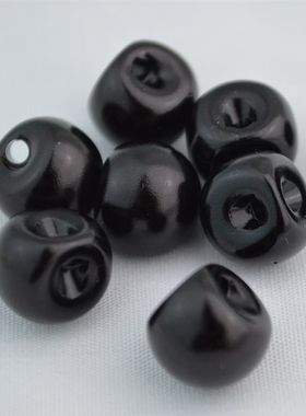 珍珠扣圆形边孔偏孔开衫纽扣毛衣衬衣大衣连衣裙过安检门纽扣包邮