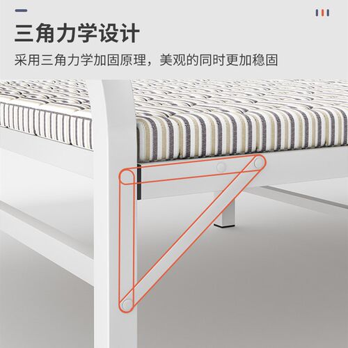 不占空间的折叠床90cm80cm宽家用小户型单人大人结实耐用便携1米2