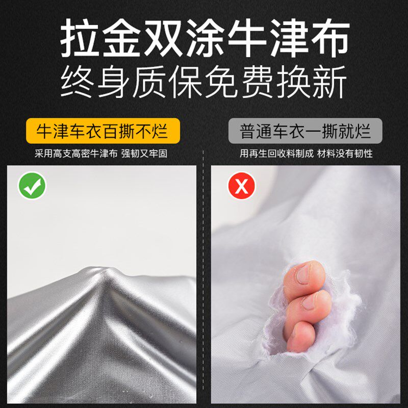 适用于大众帕萨特车衣车罩防晒防雨领驭专用B5牛津布加厚遮阳隔热