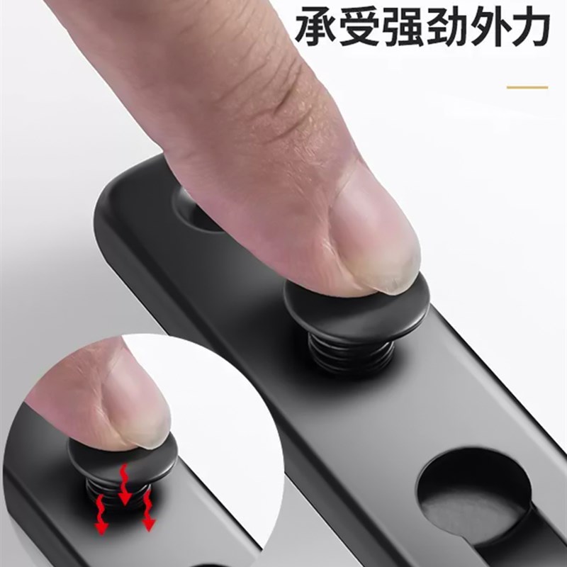 防盗门链酒店免打孔安全链多功能家用门栓门锁扣防盗门窗户链条锁