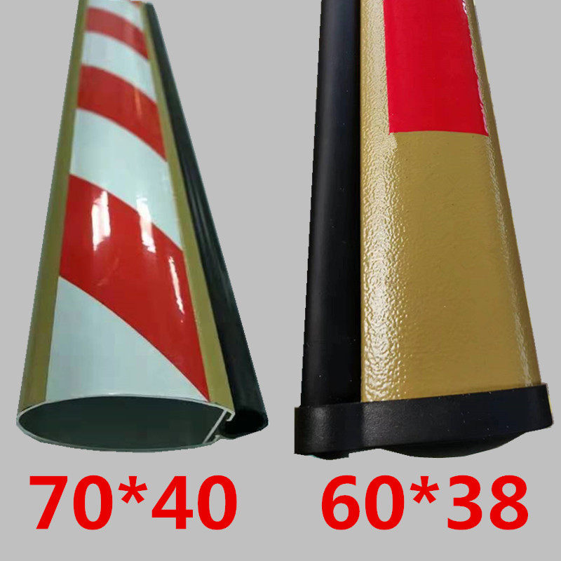 道闸杆水滴杆金色70*40红门椭圆杆停车场栏车八角杆小区杆升降杆