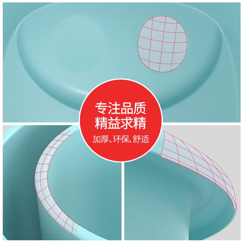 儿童泡澡桶宝宝洗澡桶婴儿浴桶浴盆家用浴缸全身澡盆可坐大号小孩